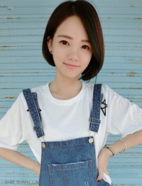 短发萌妹子适合什么发型