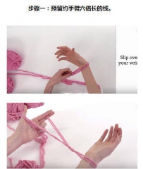 无需工具手织美貌的围脖
