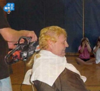 吓死人的剃头