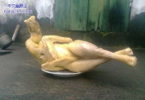 这鸡临死前的姿势真妖娆