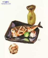 日本插画师大崎吉之喜欢啤酒、吉他和复古的东西（９张）