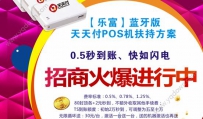 天天付pos机的费率是多少？