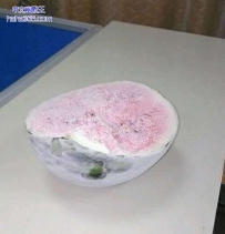 西瓜忘在冰箱里一个多月