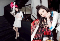 CHANLE 彩妆形象大使刘诗诗 现身限时咖啡店Coco Café