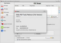 PDF拆分合并与加密软件 v2.9 无限制版Okdo PDF Tools Platinum