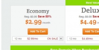 12美元年付Godaddy Economy主机优惠码 2013年6月