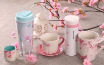 STARBUCKS星巴克2016推出桃花主题情人节限量系列