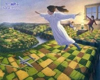 Rob Gonsalves视错觉插画作品，忍不住一直盯着看···（9张）