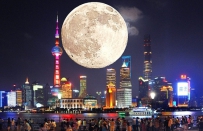 大饼充数？超级月亮在中国！