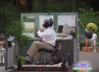 可移动的办公桌