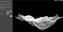 JavaScript中的随机分形地貌发生器qiao/fractal-terrain-generator