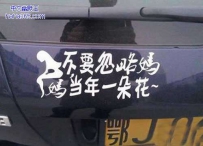 其它的车贴都弱爆了