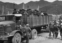 朝鲜战争巨济岛战俘营旧照