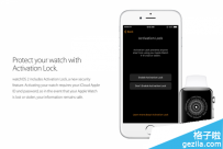 苹果Apple Watch支持激活锁功能