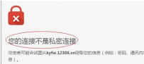 谷歌浏览器提示“您的链接不是私密链接”如何解决