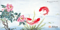 客厅沙发背景墙挂什么字画