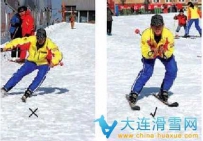 犁式滑雪技巧 基本滑雪技术犁式滑雪