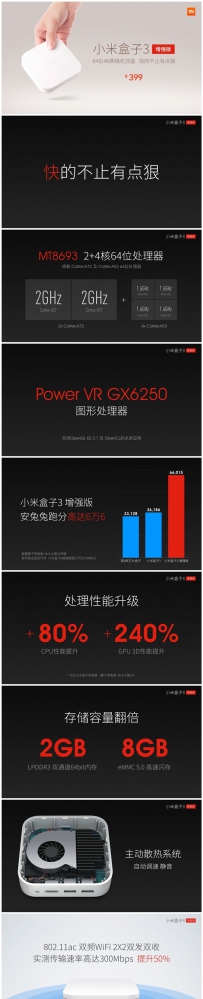 小米盒子3增强版怎么样