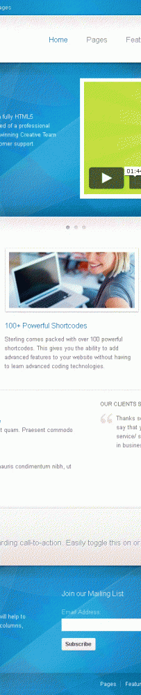2014年172套html5+html模板免费大放送asp300 576292014年（172款）687Sterling – HTML5 Responsive