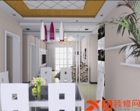 客厅隔断墙怎么装饰