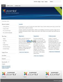Joomla建站时链接始终返回到首页的问题
