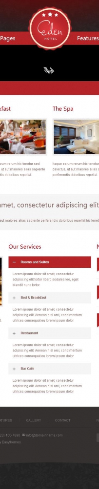 2014年172套html5+html模板免费大放送asp300 576292014年（172款）826Eden Hotel - Responsive Hote