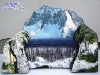给沙发纹上一圈壮丽山河。不过为何感觉有点不对？（９张） ...