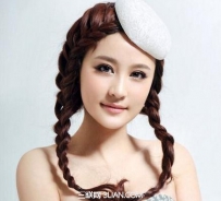 最新女生超好看宫廷编发发型图片