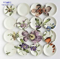 设计师Molly Hatch的陶瓷盘子的图案设计作品，画面好美！（9张） ...
