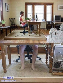 感受一下在沙滩上工作的滋味