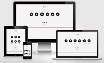 ciuten【32赞HTML5响应式系列之旅游模板】微官网html5触屏响应式手机wap网站模板下载首页