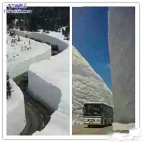 今年俄罗斯的雪下的不大，才二十米深！