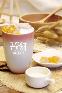 七分甜创意饮品品牌2016冬季新品小丸子和白雪公主齐齐降临