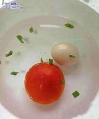 女票给做的西红柿鸡蛋汤