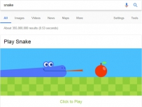 用谷歌搜索“snake”有惊喜