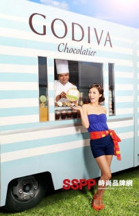刘心悠拍摄歌帝梵GODIVA巧克力2012夏日广告大片