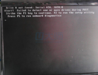 使用U大师U盘装系统后电脑黑屏press F5 to run onboard diagnostics